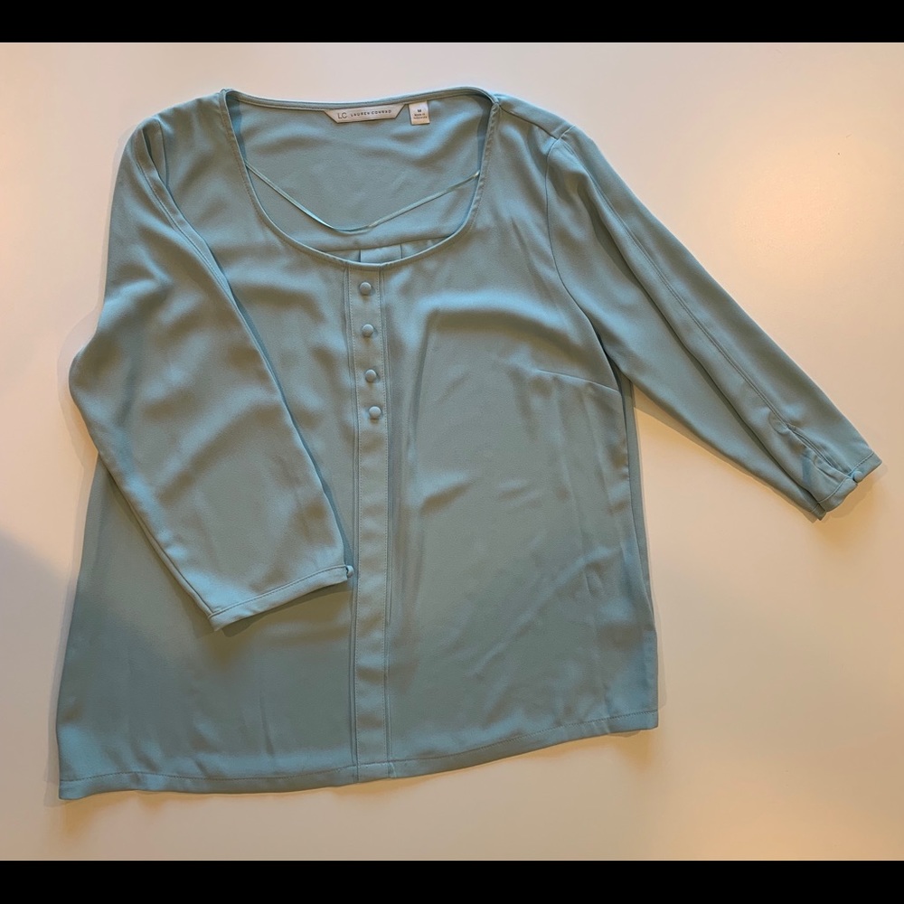 Lauren Conrad Pale Blue Blouse NWOT